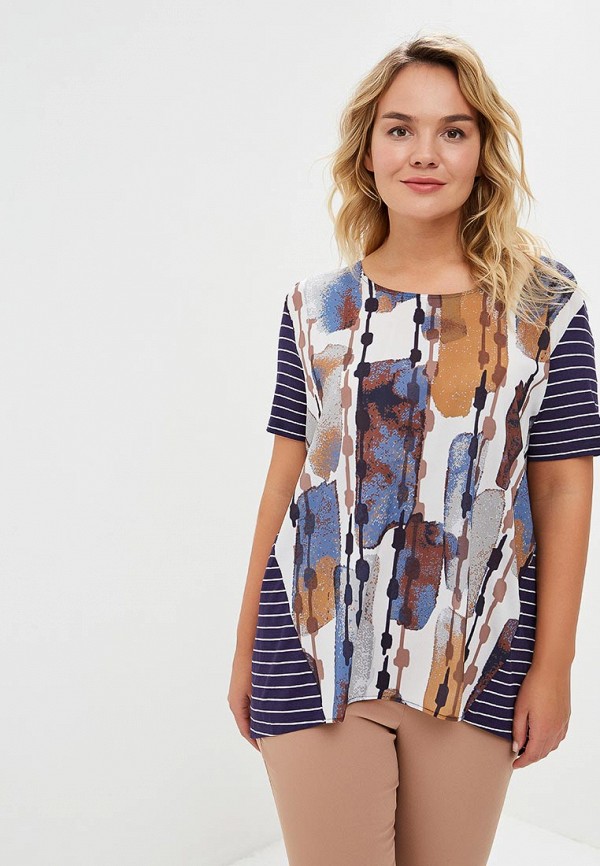 

Футболка Samoon by Gerry Weber, Мультиколор, Samoon by Gerry Weber SA037EWAPAL0