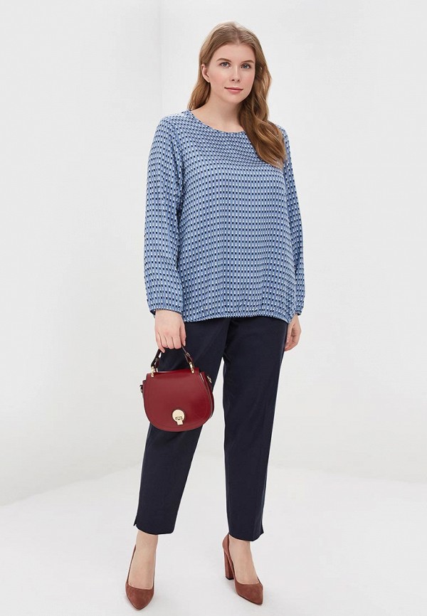

Блуза Samoon by Gerry Weber; Samoon by Gerry Weber SA037EWDRTG4, Голубой