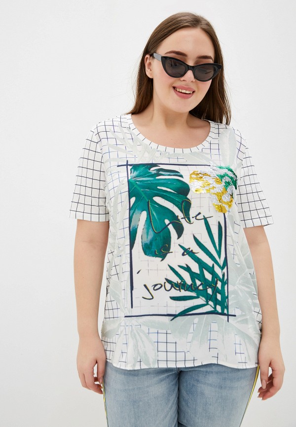 

Футболка Samoon by Gerry Weber, Белый, Samoon by Gerry Weber SA037EWHQXV3