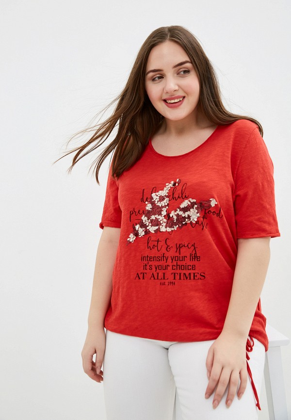 

Футболка Samoon by Gerry Weber, Красный, Samoon by Gerry Weber SA037EWHQXW1