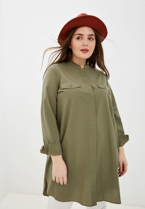 

Туника Samoon by Gerry Weber, Хаки, Samoon by Gerry Weber SA037EWHQXX9