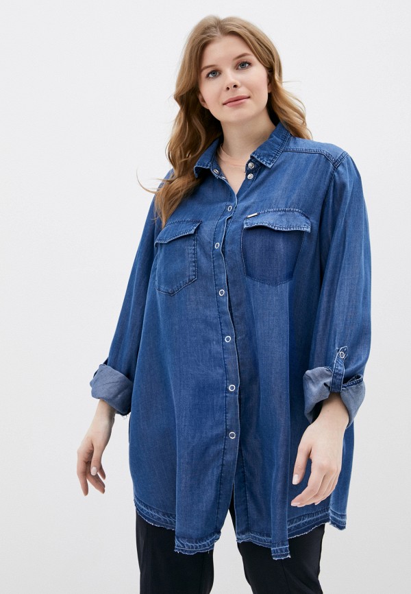 

Рубашка джинсовая Samoon by Gerry Weber, Синий
