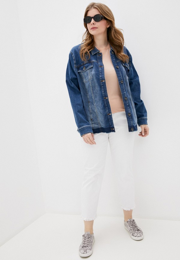 

Куртка джинсовая Samoon by Gerry Weber, Синий, Samoon by Gerry Weber SA037EWJGSW9