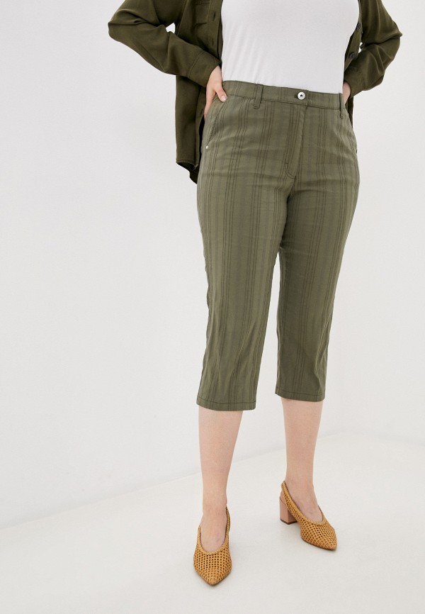 

Брюки Samoon by Gerry Weber, Хаки, Samoon by Gerry Weber SA037EWLPCJ3