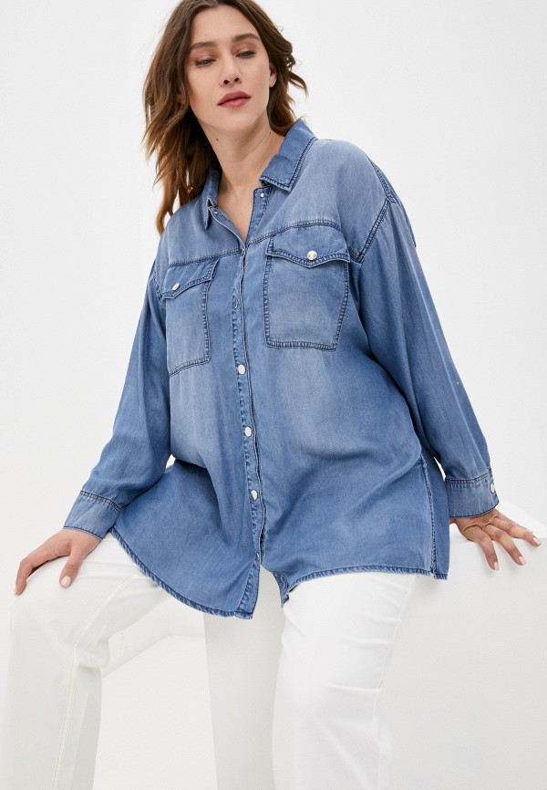 

Рубашка джинсовая Samoon by Gerry Weber, Голубой