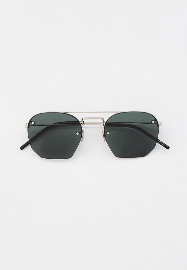 

Очки солнцезащитные Saint Laurent, Серебряный, SL 422