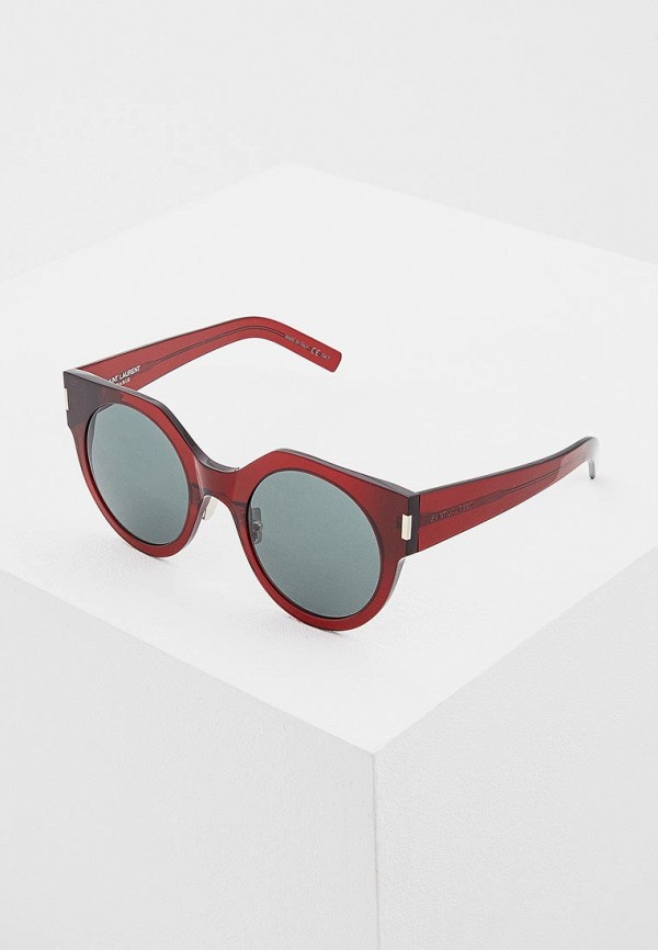 

Очки солнцезащитные Saint Laurent, SL 185 SLIM003, Бордовый