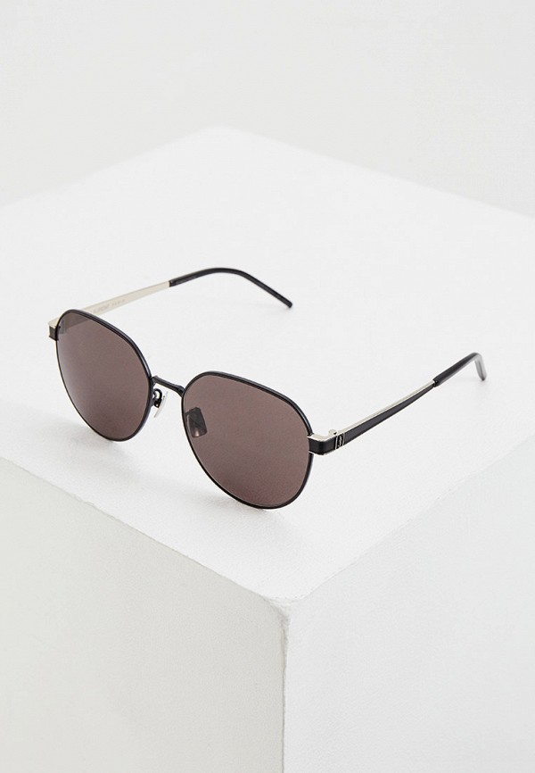 

Очки солнцезащитные Saint Laurent, Черный, SL M66