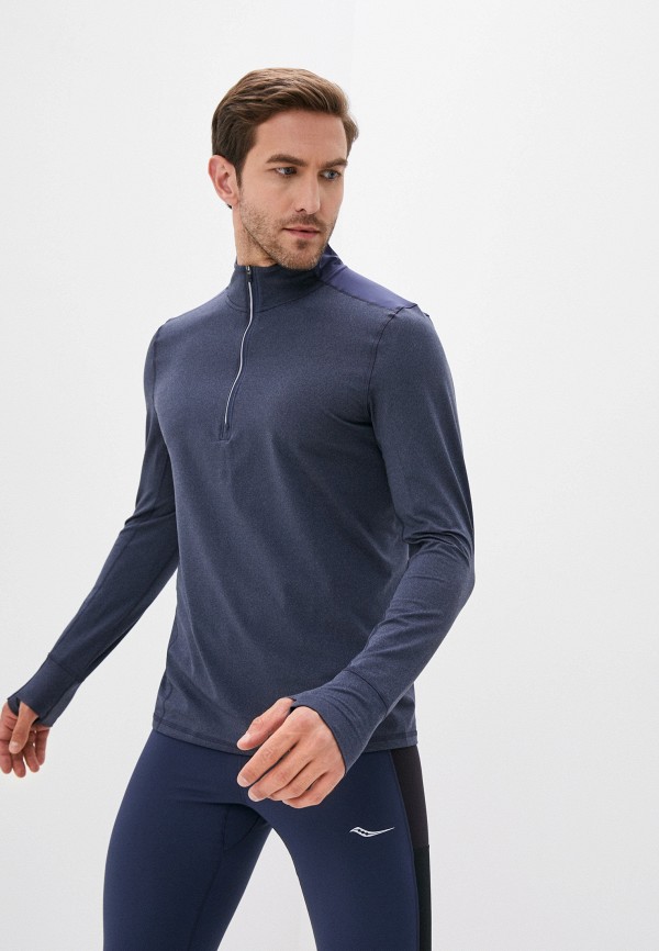 

Лонгслив спортивный Saucony, Синий, CHALLENGE QUARTER ZIP