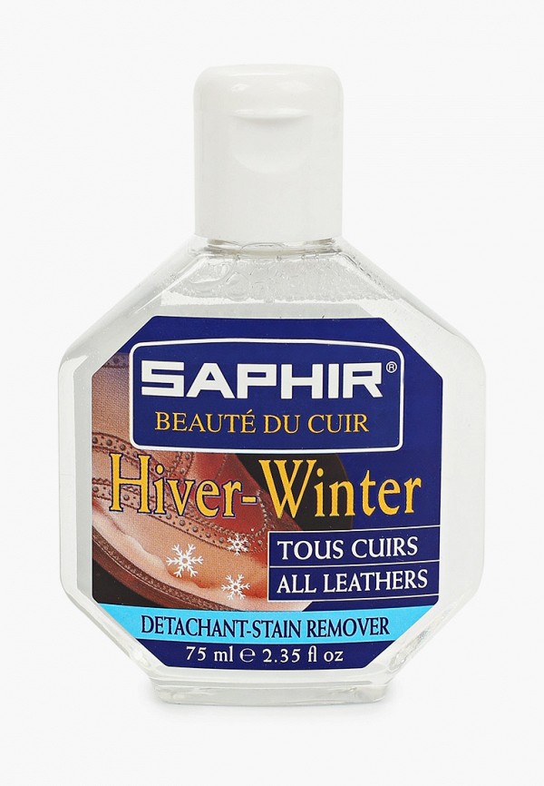 

Очиститель Saphir, Прозрачный, для обуви, Hiver Winter, 75 мл.