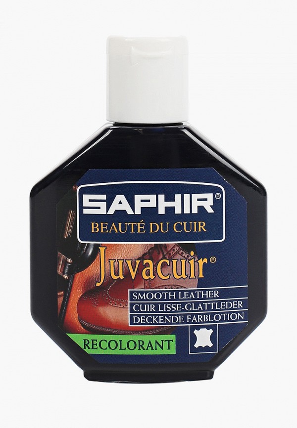 

Краска для обуви Saphir, Синий, Juvacuir, океан, 75 мл.