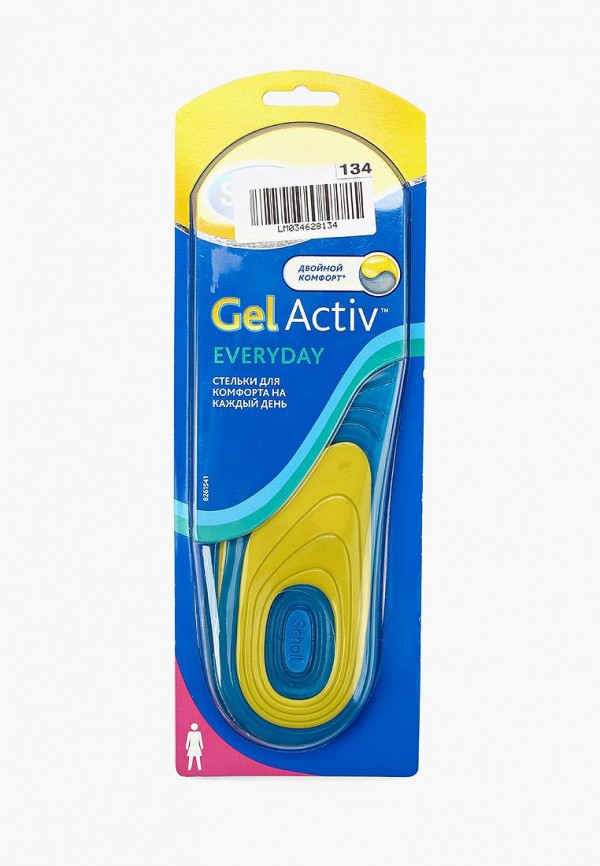 

Стельки Scholl, Разноцветный, Scholl GelActiv Everyday Стельки для комфорта на каждый день для женщин