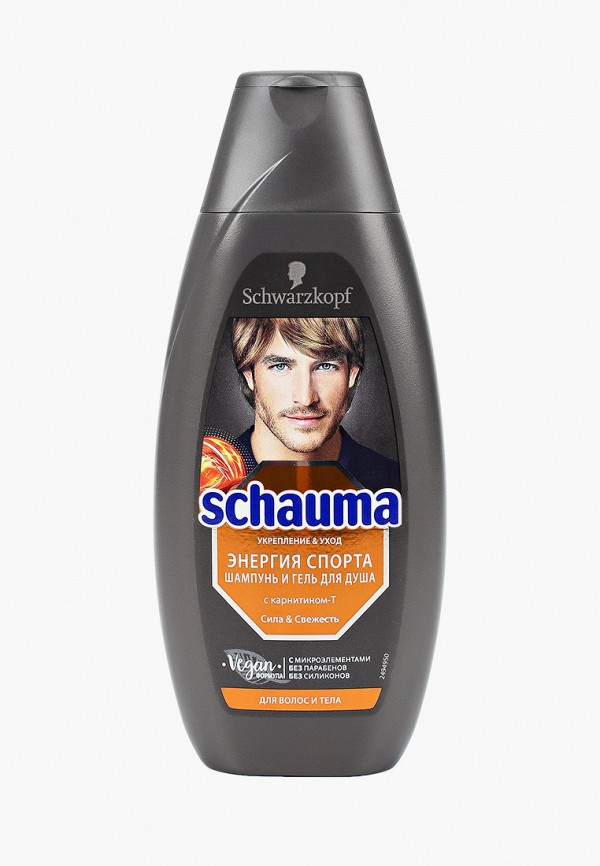 

Шампунь Schauma, Прозрачный, Спорт 380мл