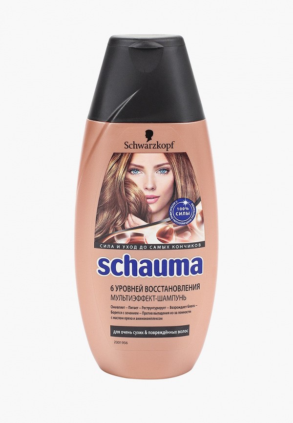 

Шампунь Schauma, Прозрачный, 6 Уровней Восстановления 225мл