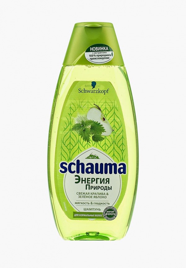 Шампунь Schauma Свежая Крапива Зеленое Яблоко, 400 мл