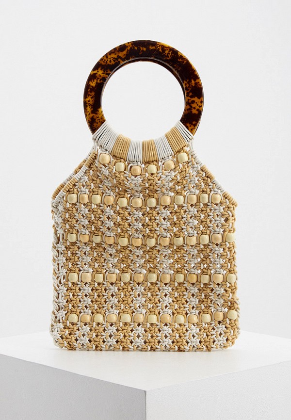 

Сумка Seafolly Australia, Бежевый, Beaded Crochet Bag