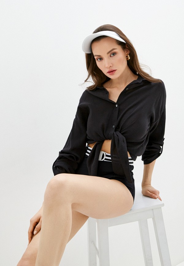 

Рубашка Seafolly Australia, Черный, Classic Beach Shirt