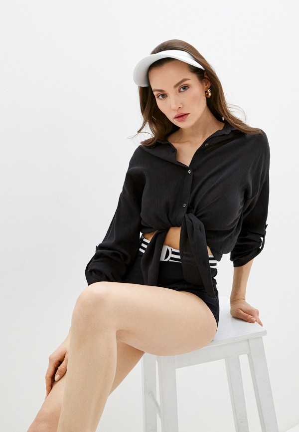 

Туника пляжная Seafolly Australia, Черный, Classic Beach Shirt
