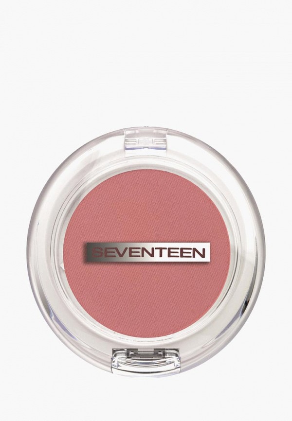 

Румяна Seventeen, Розовый, т.13 матовые шелковистые компактные, естественный румянец