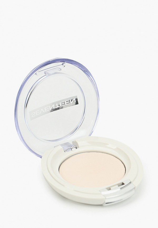 

Тени для век Seventeen, Бежевый, т.110 " SILKY SHADOW BASE" молочный