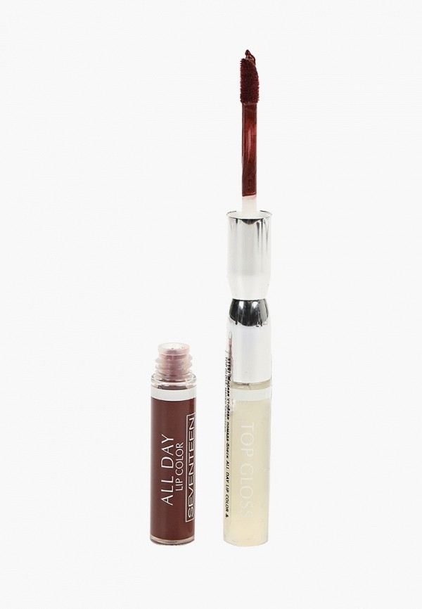 

Помада Seventeen, Коричневый, 39, ALL DAY LIP COLOR & TOP GLOSS, бурый