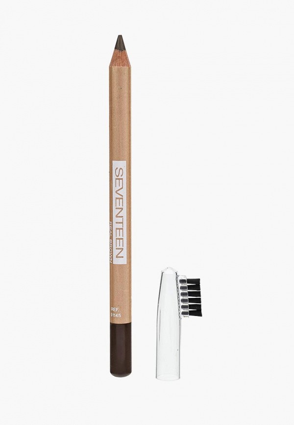 

Карандаш для бровей Seventeen, Коричневый, с щеточкой т.06 "LONGSTAY EYE BROW SHAPER"коричневый