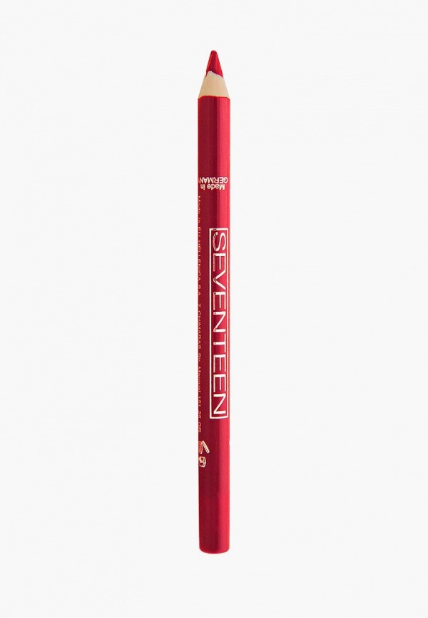 

Карандаш для губ Seventeen, Красный, т.14 водостойкий с витамином Е "Super Smooth W/P Lip Liner Насыщенный красный