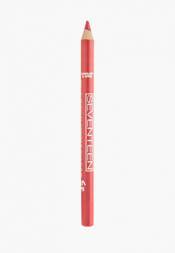 

Карандаш для губ Seventeen, Розовый, т.28 водостойкий с витамином Е Super Smooth W/P Lip Liner Персик