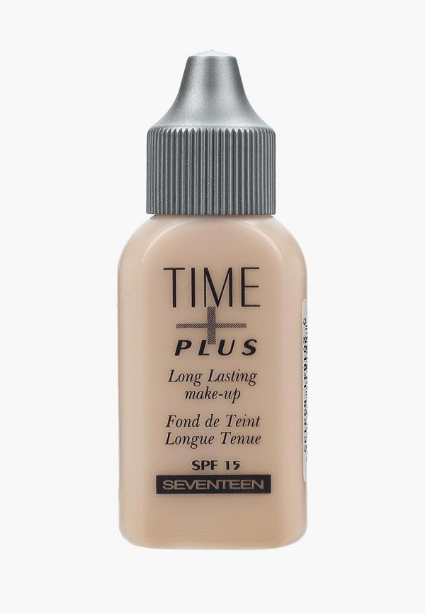 

Тональное средство Seventeen, Бежевый, длительногодействия т.3 "TIME PLUS LONGLASTING MAKE UP" Натуральный бежевы