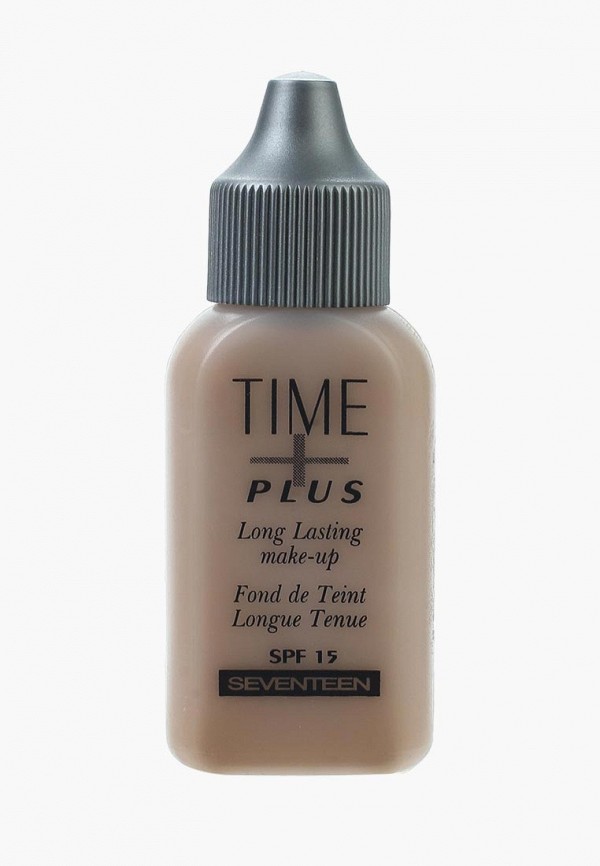 

Тональное средство Seventeen, Бежевый, длительного действия т.5 "TIME PLUS LONGLASTING MAKE UP" Темно-бежевый