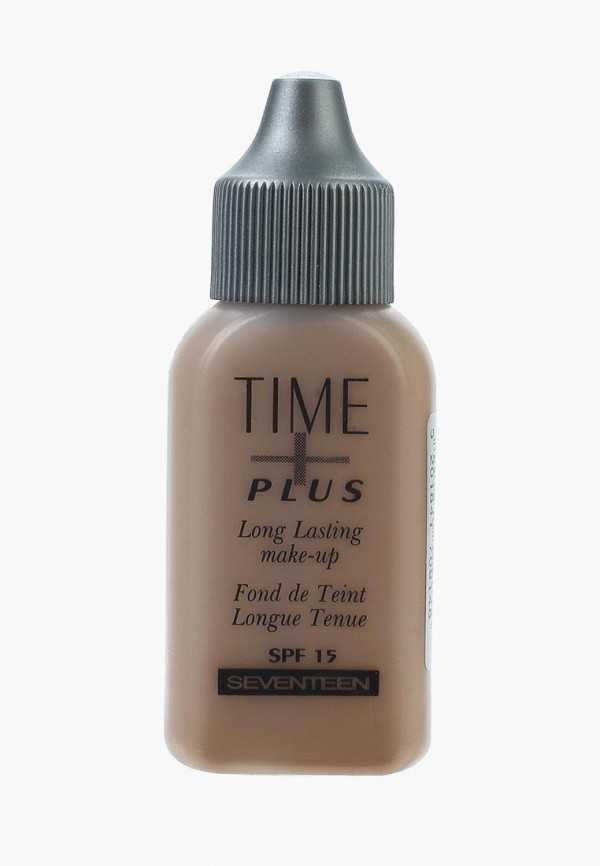 

Тональное средство Seventeen, Бежевый, длительного действия, т.7 "TIME PLUS LONGLASTING MAKE UP" Летний загар