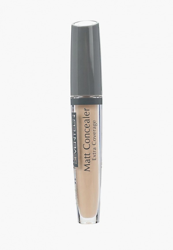 

Консилер Seventeen, Бежевый, Матовый жидкий MATT CONCEALER EXTRA COVERAGE, No 0 натуральный