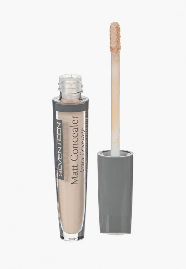 

Консилер Seventeen, Бежевый, Матовый жидкий MATT CONCEALER EXTRA COVERAGE, No 0A слоновая кость