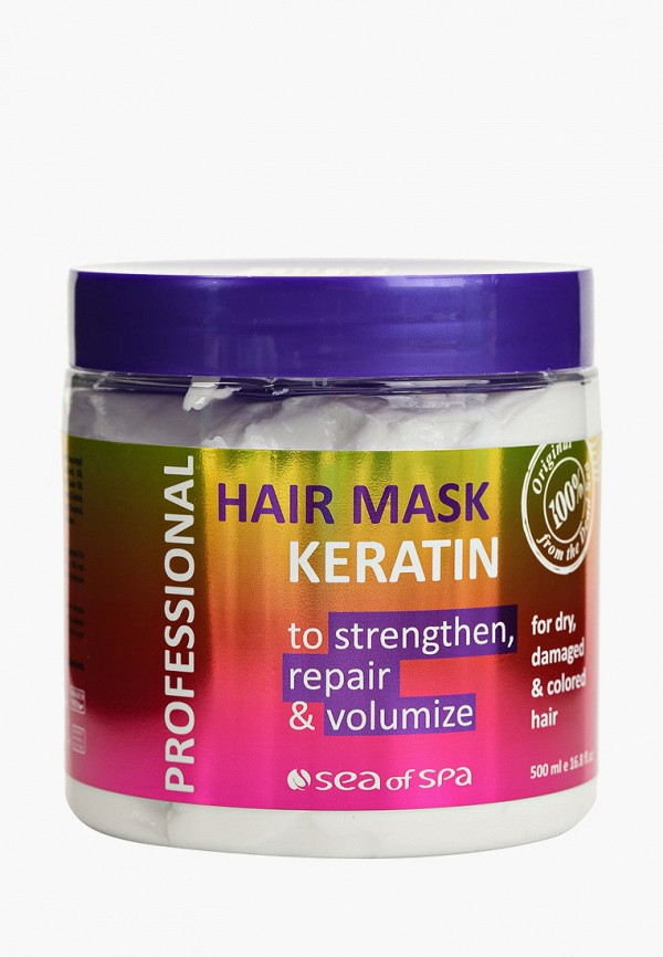 

Маска для волос Sea of Spa, Белый, с кератином Professional 500 мл
