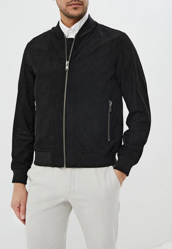 

Куртка кожаная Selected Homme, Черный