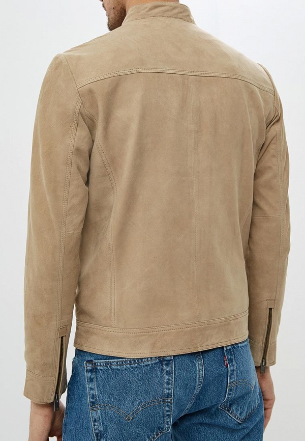 

Куртка кожаная Selected Homme; Selected Homme SE392EMEDVN7, Бежевый