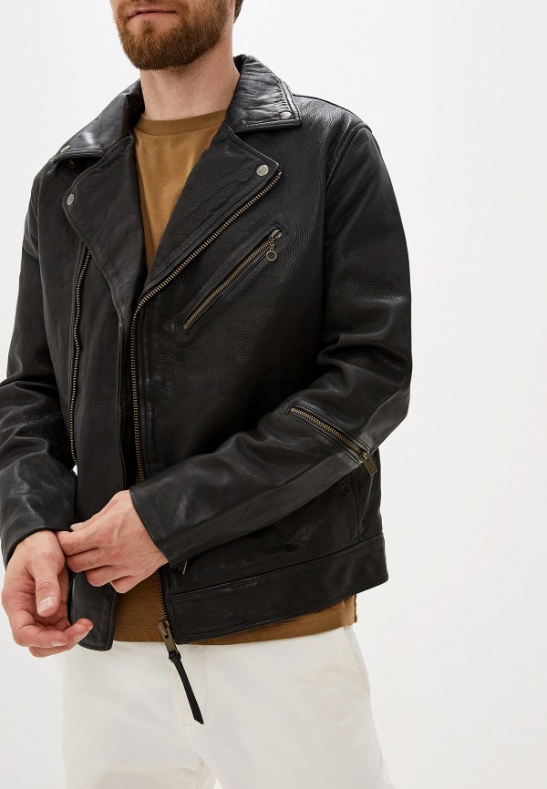 

Куртка кожаная Selected Homme, Черный, Selected Homme SE392EMFKVW8