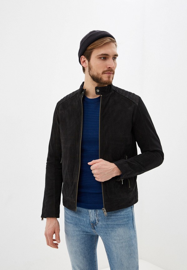

Куртка кожаная Selected Homme, Черный, Selected Homme SE392EMHJCU3