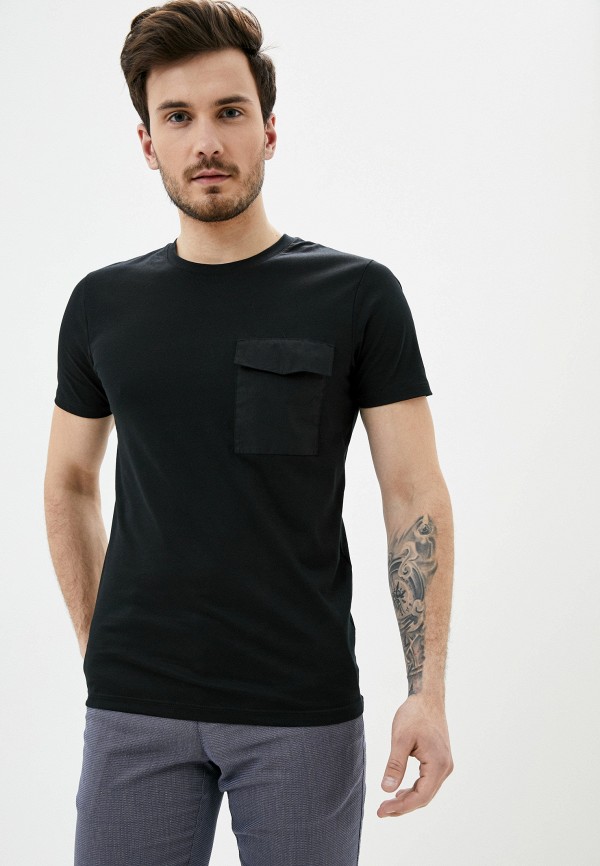 

Футболка Selected Homme, Черный, Selected Homme SE392EMHTWH2