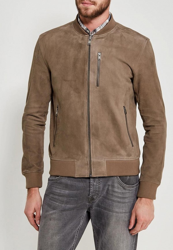 

Куртка кожаная Selected Homme, Бежевый