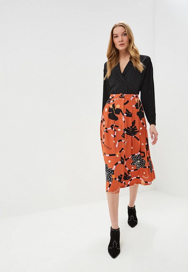 

Юбка Selected Femme; Selected Femme SE781EWEJDO8, Коричневый
