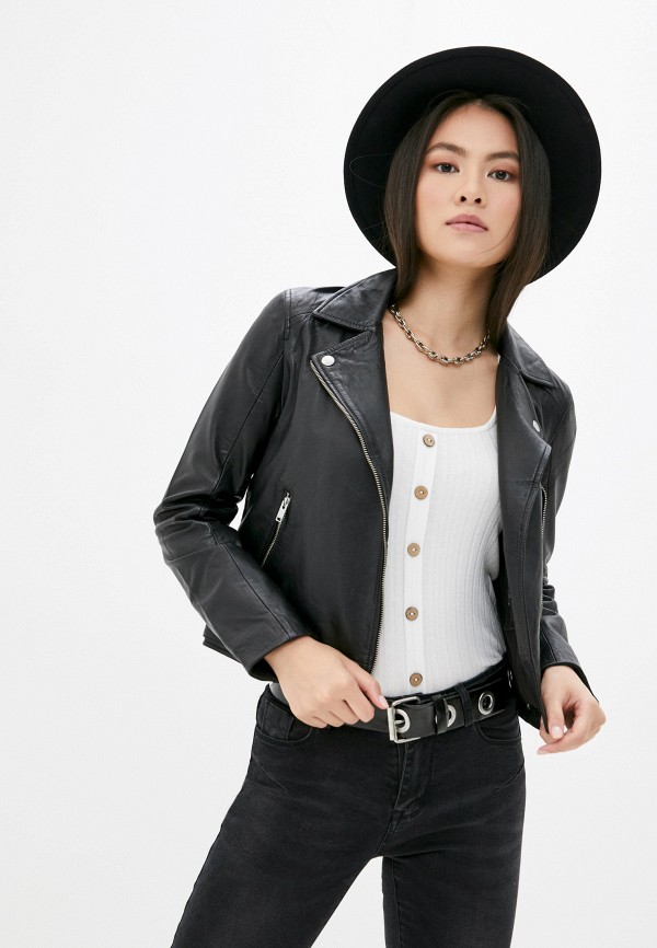 

Куртка кожаная Selected Femme, Черный