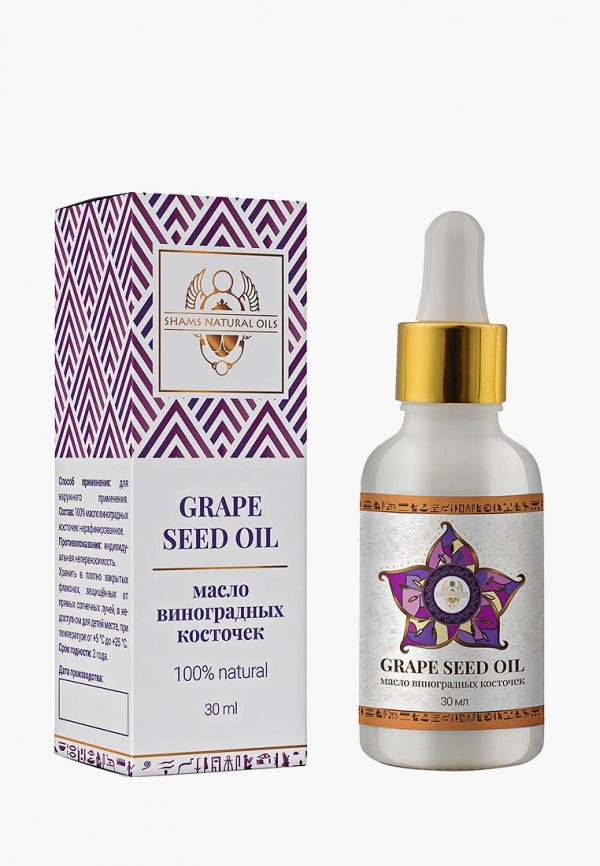 

Масло для тела Shams Natural Oils, Белый, и лица с экстрактом виноградных косточек, 30 мл