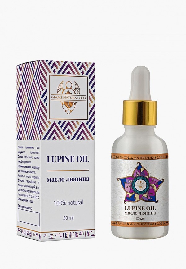 

Масло для тела Shams Natural Oils, Прозрачный, люпина 30 мл