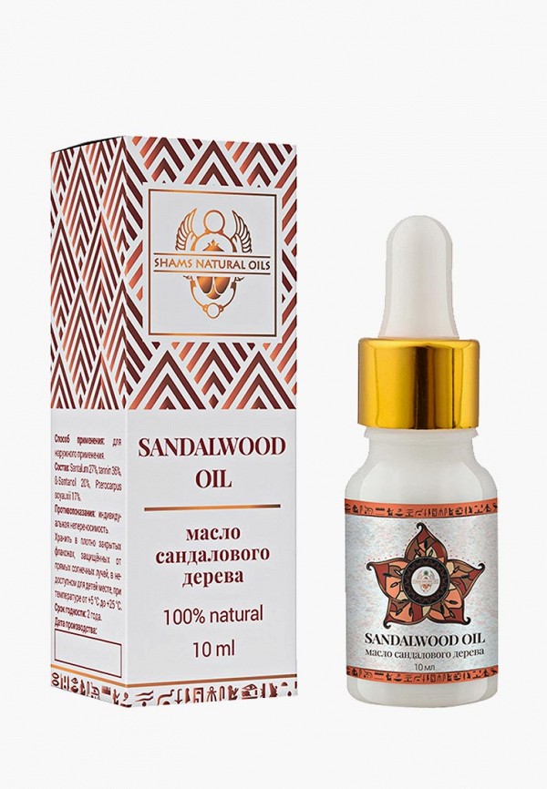 

Масло для тела Shams Natural Oils, Прозрачный, сандалового дерева 10 мл