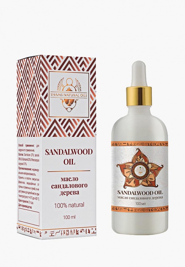 

Масло для тела Shams Natural Oils, Прозрачный, сандалового дерева 100 мл