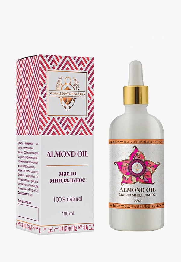 

Масло для тела Shams Natural Oils, Прозрачный, миндальное, 100 мл