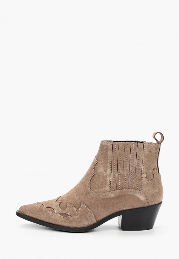 

Ботильоны Shoe Biz, Бежевый, Nux Suede