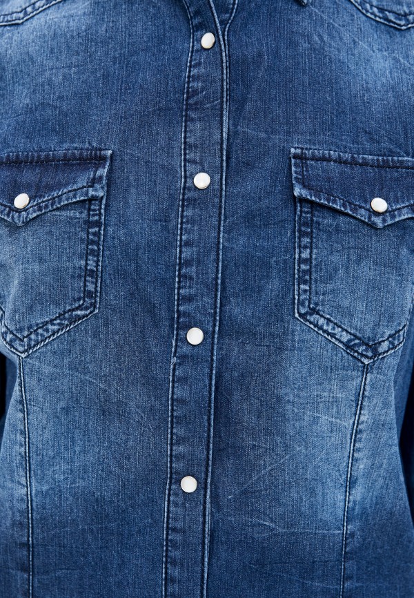 Рубашка джинсовая Sisley 5AVA5QD57 Фото 4