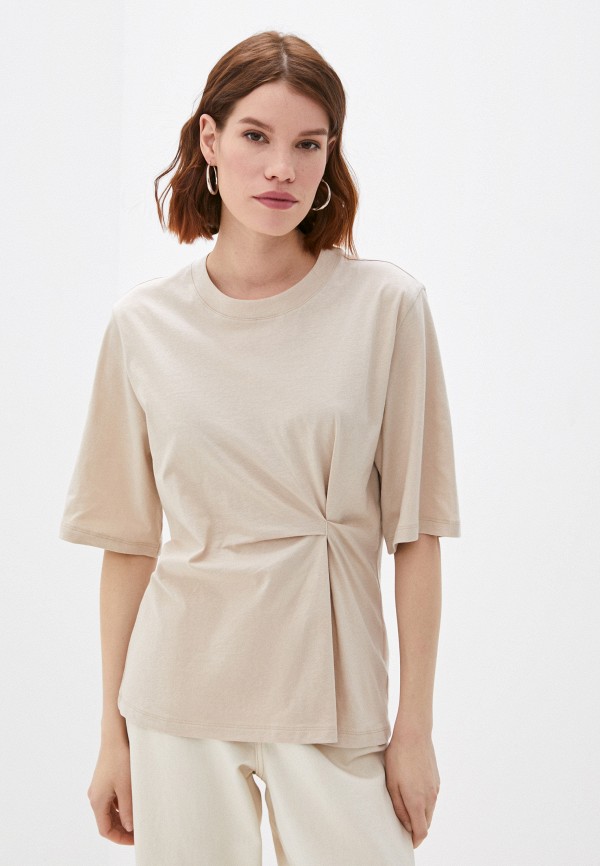 

Футболка Sisley, Бежевый, Sisley SI007EWMHNC3
